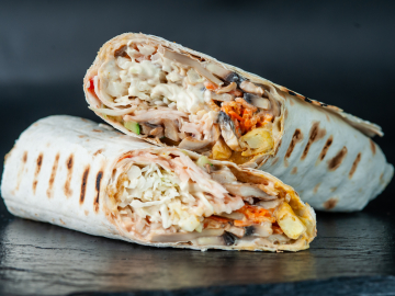 Kebab vegan cu ciuperci